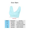 thumbnail image 2 of Women Front Cross Adjustable Side Buckle Lace Vest Wireless Sport Bra, 2 of 2