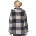 thumbnail image 3 of White Mark Women's Plaid Shacket, 3 of 6