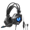 thumbnail image 2 of Wired Headphones, Professional Ergonomic Noise Isolation Gaming Computer Mobile Phone Headset for Live Streaming., 2 of 7