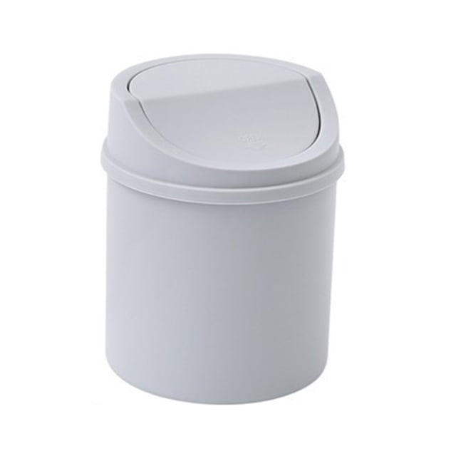 zanvin Holiday Gift, Waste Bins ,Household Desktop Trash Can, Small And Mini Trash Can With Lid,Desk Cleaning Bucket