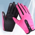 thumbnail image 3 of Men Women Windproof Zipper Touch Screen Gloves Ski Snow Motorcycle Warm Mittens, 3 of 8