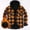 Yellow, variant on cllios Men's Sherpa Lined Flannel Shirt Jackets Clearance Sales,Winter Thick Warm Coat Drawstring Long Sleeve Plaid Hooded Jacket Casual Snap Front Fleece Jacket