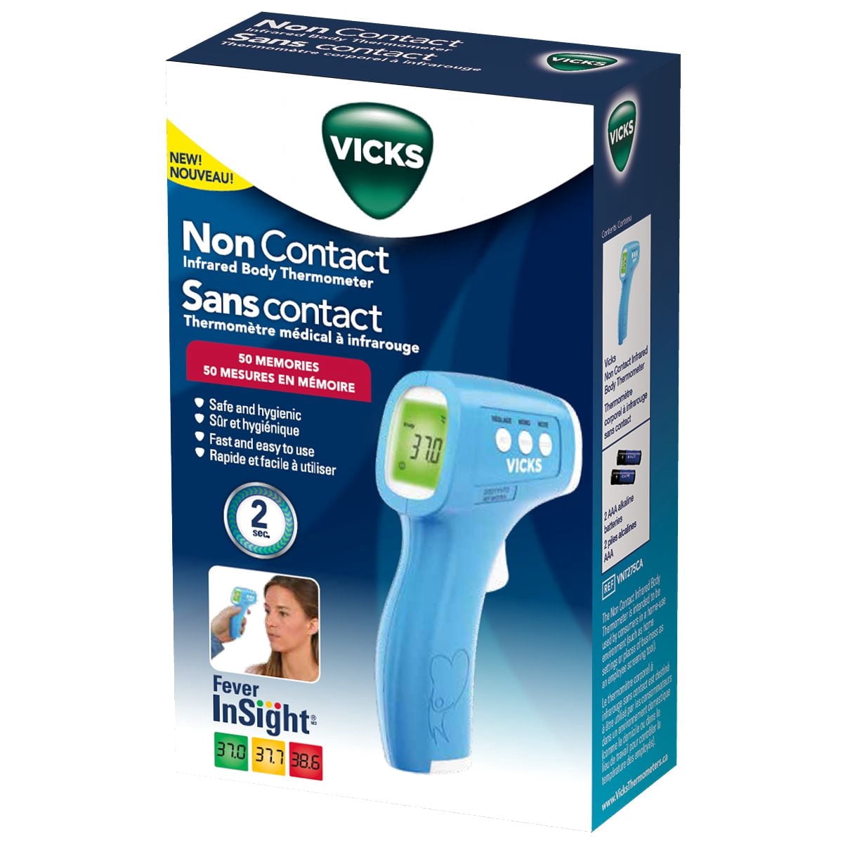 Vicks VNT275CA Non-Contact Infrared Body Thermometer