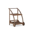 thumbnail image 1 of Teak Outdoor Rolling Trolley, 1 of 7