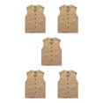 thumbnail image 3 of Youkk Gilet Classique et Polyvalent avec Poches Multiples Kaki M 5Set, 3 of 6
