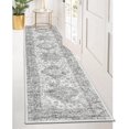 thumbnail image 3 of Findosom 2'x8' Hallway Runner Rug Washable Vintage Kitchen Laundry Runner with Non Slip Backing Farmhouse Entryway Living Room Floor Mat Stain Resistant Runner Carpet Gray, 3 of 6