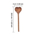 thumbnail image 3 of Tableware Product Durable Wooden Kitchen Utensil Set with Spatulas for Cooking Tools and Reusable Elegant Wood Utensils, 3 of 8