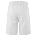 thumbnail image 4 of hotojiny Mens Athletic Shorts with Pockets Solid Drawstring Wide Leg Textured Short Pants Casual Breathable Golf Workout Beach Shorts, 4 of 6
