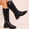 thumbnail image 2 of Sentmoon Bottes pour Femmes Bottes pour Femmes Femmes à la Mode Décontractées Hiver Style Britannique Qualité Faites à la Main Bottes Longues, 2 of 10