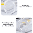 thumbnail image 3 of Heily Double Wall Tumbler, Reusable Iced Coffee Cup, Clear, Plastic, Set of 1, 3 of 5
