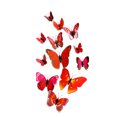thumbnail image 1 of serony 12Pcs 3D DIY Wall Stickers PVC Kid Room Decal Home Decoration Decor red 1Set, 1 of 6
