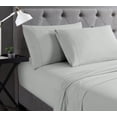 thumbnail image 4 of Swift Home Basic 3-Piece Twin Size Sheet Set, Ultra Soft, Deep Pocket, Easy Care Bedding Set, Light Gray, 4 of 7