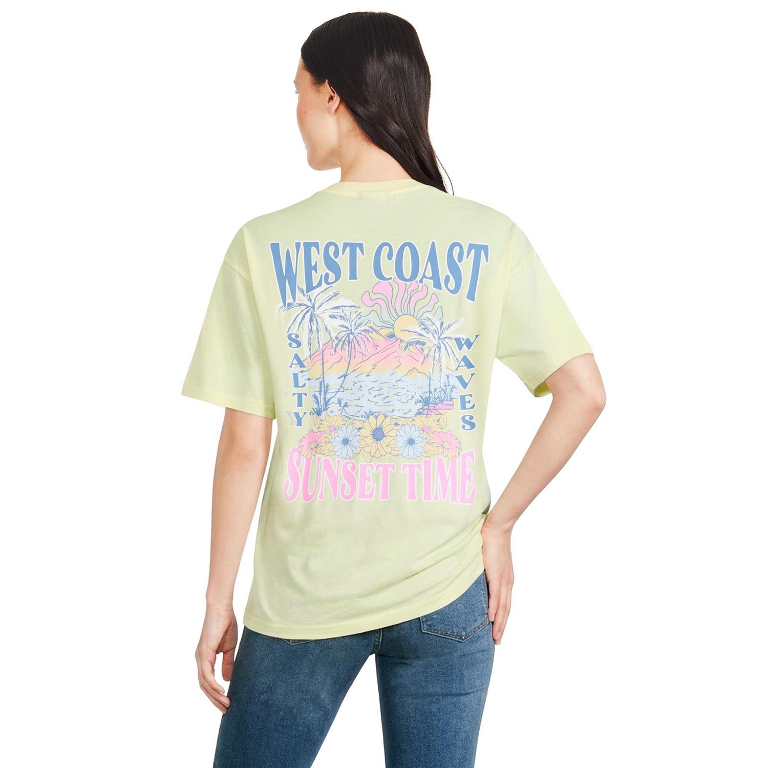 T-shirt West Coast The Pink Closet pour femmes