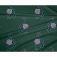 thumbnail image 4 of oneOone Polyester Lycra Fabric Leaves & Floral Block Decor Fabric Printed BTY 56 Inch Wide, 4 of 4