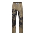 thumbnail image 2 of Men's Sweatpants Pants Soft Training Pants Men Comfy Loose Fit Wide Men Colorful Pants Leg Trousers Sports Running House Memory Jogger Pants Drawstring, 2 of 8