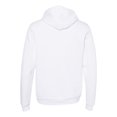 thumbnail image 2 of Bella Canvas 3719 Unisex Poly-Cotton Fleece Pullover Hoodie, S, DTG White, 2 of 2