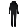 thumbnail image 4 of TIMIFIS Survêtement Noir pour Homme 2 Pcs à Capuche, Ensemble de Sport Athlétique à Enfiler, Décontracté pour Course, Jogging, Ensemble de Tenue de Sport SetsFall, 4 of 9