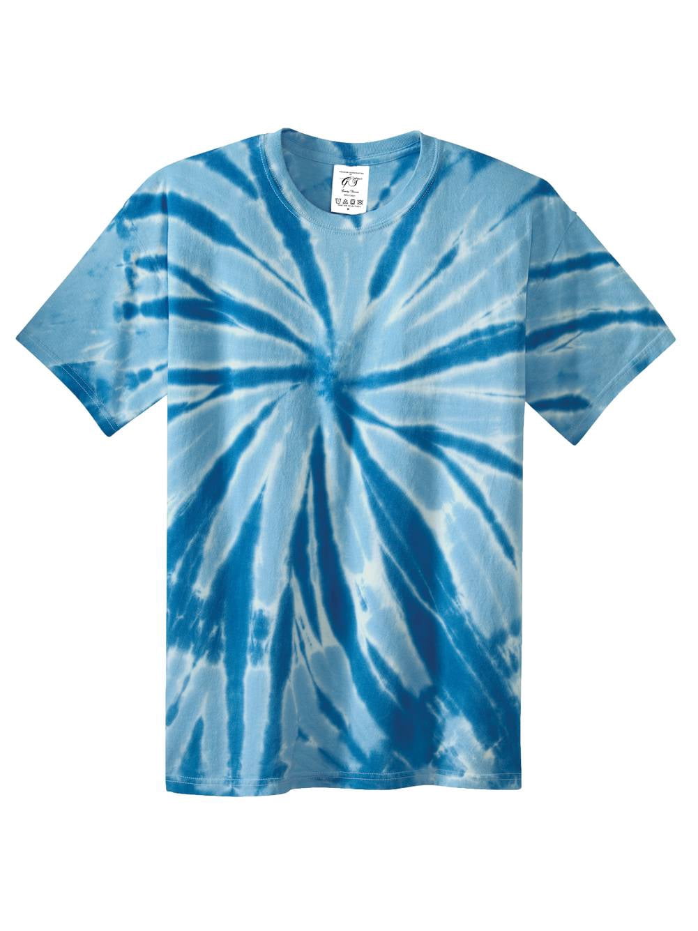 Gravity Threads Mens Tie-Dye Short-Sleeve T-Shirt - Royal - 2X-Large