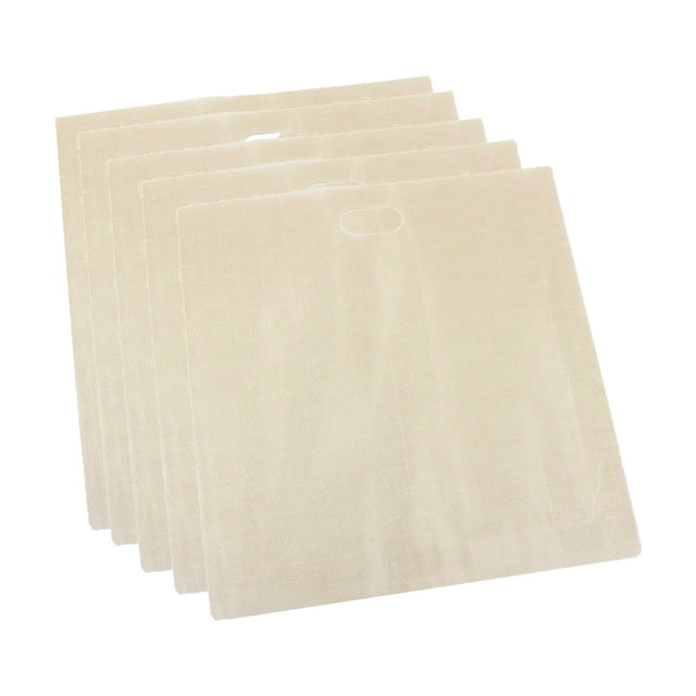 TopLLC 5 Pcs Sacs pour Grille-Pain Réutilisables pour Fromage Grillé Sandwich Antiadhésifs Réutilisables Sac de Rangement pour Grille-Pain