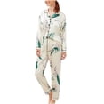thumbnail image 1 of XZNGL Pantalon de Pyjama pour Femmes Mode pour Femmes Imprimé Tenue d'Intérieur Ensemble Deux Pièces Pantalon à Manches Longues Ensemble de Pyjama Hauts à Manches Longues pour Femmes Pantalon pour Femmes Ensemble Tailleur pour Femmes Hauts à Manches Longues, 1 of 3