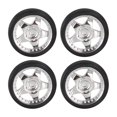 thumbnail image 4 of MesaSe 4 Pieces RC Car Tires for 1/18 RC Rally Car Repalces Spare Parts Argent, 4 of 9