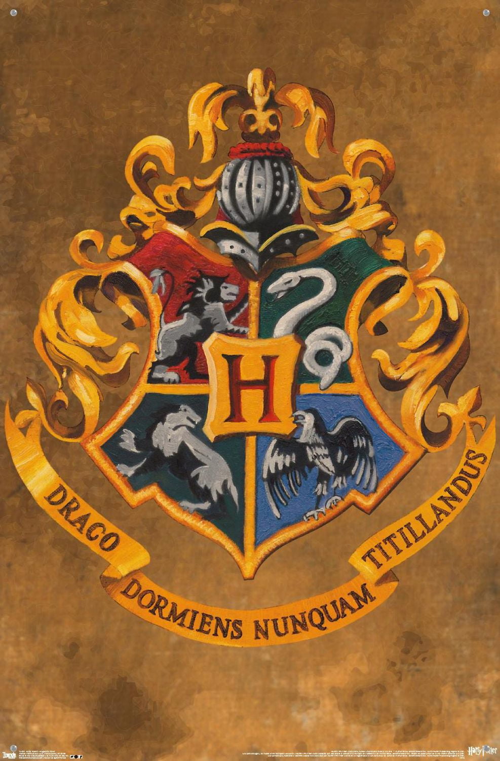 Le Monde des Sorciers : Harry Potter - Blason de Poudlard