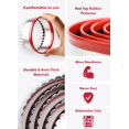 thumbnail image 4 of 3 Pcs Coupe-Cookies Ronds Cannelés 2 Pouces 2.6 Pouces 3 Pouces, Acier Inoxydable de Qualité Alimentaire, Coupe-Biscuits, Mini Coupe-Cookies, Coupe-Cookies pour Cuisson, Design Unique avec Dessus Protecteur Rouge PVC, 4 of 4