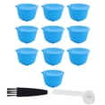 thumbnail image 1 of Trousse d'Accessoires de Tasse Filtre à Capsule de Café Rechargeable pour Machine à Café DOLCE GUSTO (Bleu 10 Capsules 1 Cuillère 1 Brosse), 1 of 14