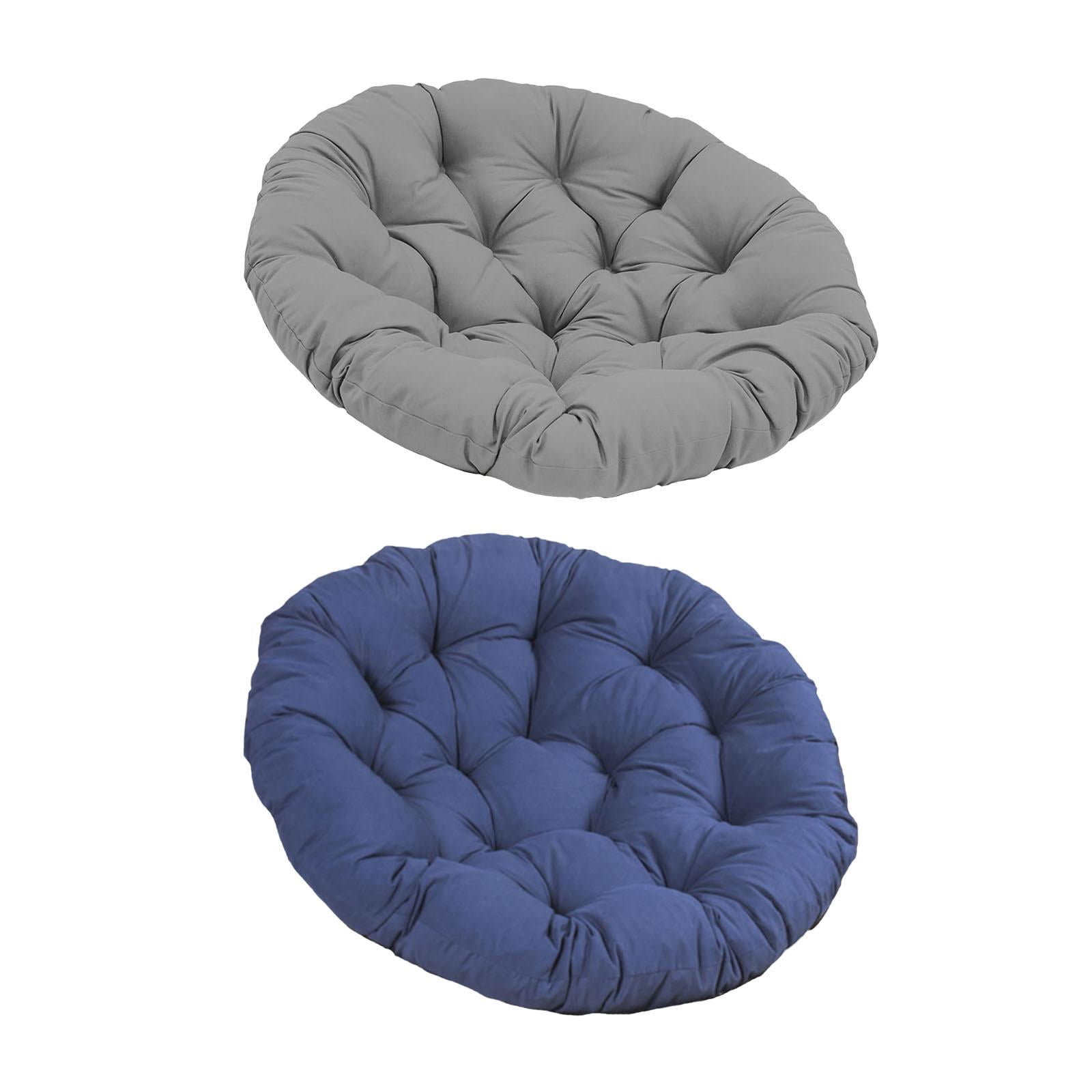 DOLITY Coussins Profonds pour Terrasse Extérieure Coussin de Siège de Balançoire Gris Bleu