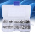 thumbnail image 1 of Metal Washer, Rustproof Stainless Steel Elastic Washer M1.6 M2 M2.5 M3 M4 With Plastic Box For Industry, 1 of 8