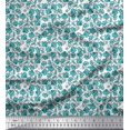 thumbnail image 1 of Soimoi Rayon Fabric Flower Artistic Print Fabric by The Yard 56 Inch Wide, 1 of 3