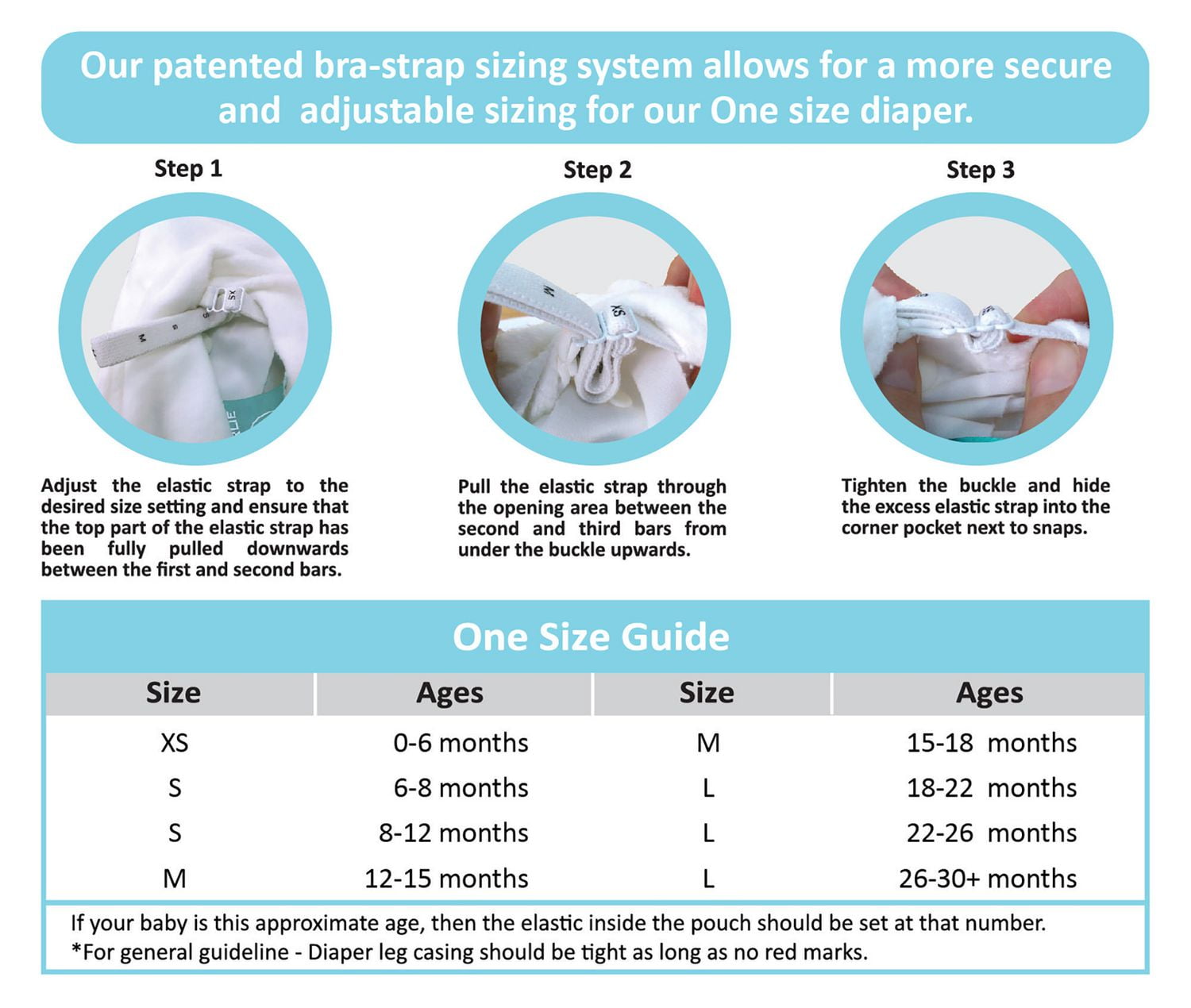 Charlie Banana 6 Inserts Oceana Hybrid All-in-One Reusable Diapers