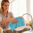 thumbnail image 5 of Microfiber Cleaning Cloths Roll 20 Pack for Dry and Wet Use with Cartoon Dish Towels Reusable Paper Towels Tear Cloths Absorbent and Fast Drying for Kitchen Cleaning and Wash Cloths, 5 of 5