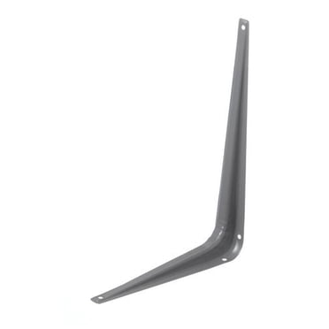 8"x10" Grey Shelf Bracket 1 Piece