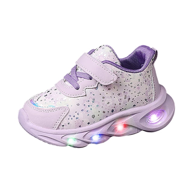 DXOUPM Girls Sneakers Comfortable Breathable Stylish Printed Platform Lightweight Sport Shoes