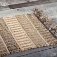 thumbnail image 2 of Ensemble de 2 Tapis en Jute et Coton avec Franges, 2 of 3