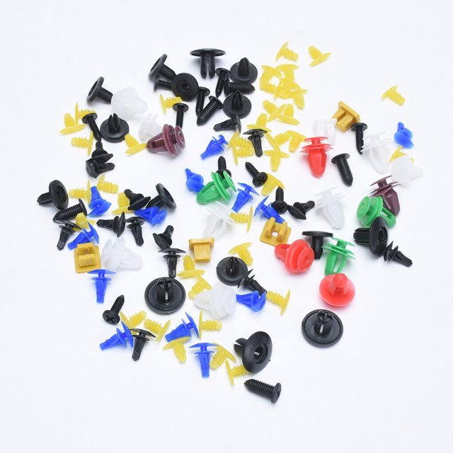kurtrusly 3pcs 50pcs Automotive Plastic Rivet Car Fender fender plastic rivet trim Bumper Interior Trim Push Pin Clips Kit Car Accessories