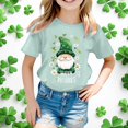 thumbnail image 1 of WEAIXIMIUNG T-Shirt Imprimé à Manches Courtes pour Enfants de la Saint-Patrick, Chemise Décontractée 140, 1 of 4