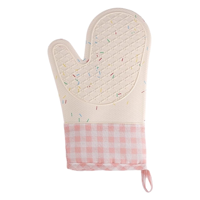 Yhmxh Silicone Heat Insulating Gloves For Oven And Microwave Oven Opposition Scalding And Thickened Kitchen Baking Gloves Kitchen Utensils Set Kitchen Essentials Home and Kitchen Kitchen Tools