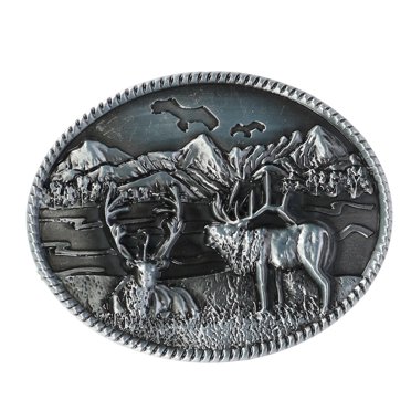 CTM® Scenic Elk Belt Buckle