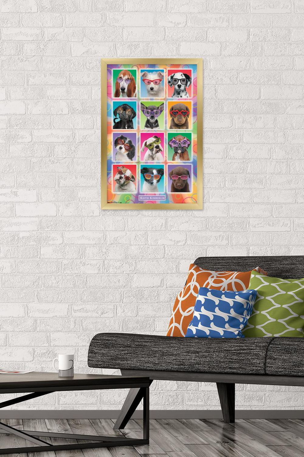 Keith Kimberlin - Puppies - Sunglasses Wall Poster