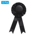 thumbnail image 3 of Unique Bargains Ruban de Récompense Vierge, Ruban de Rosette Ruban de Reconnaissance de Prix Honorable, Noir, Lot de 12, 3 of 5