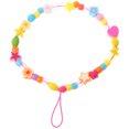 thumbnail image 1 of Phone Lanyard Beaded Letter Hanging Phone Chain Strap Beads Cellphone Strap, 1 of 10