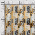 thumbnail image 2 of oneOone Rayon Mustard Yellow Fabric Floral Craft Projects Decor Fabric Printed By The Yard 56 Inch Wide, 2 of 5