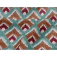 thumbnail image 4 of oneOone Viscose Jersey Fabric Argyle Style Ikat Print Fabric BTY 60 Inch Wide, 4 of 5
