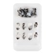 thumbnail image 1 of relayinert False Nail Removable Wearable Simple to Apply Smooth Surface Various Shapes Fake Fingernail Strong Viscosity Charming Paster 25, 1 of 6
