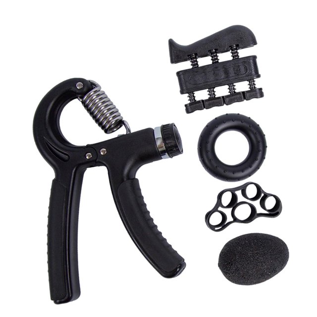 Quzzie Renforcement de Prise de Main Exerciseur pour Doigts pour Escalade sur Roche Hommes Femmes Baseball Noir