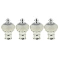 thumbnail image 2 of jifeng 4Pcs Window Curtain Pole End Drape Rod Finals Head for Rods with Dia. 28mm Milk Milk White, 2 of 8
