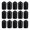 Black, variant on MasteelfCA 200pcs Round Flexible PVC Push-On End Caps Bolt Wire Screw Thread Protector Caps