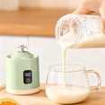 thumbnail image 3 of Green Portable Juicer Blender Cordless Rechargeable Personal Smoothie Maker Cup For Fruits Travel Green, 3 of 7